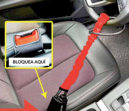 TrabaPro/Bloqueador universal de volante + cinturón